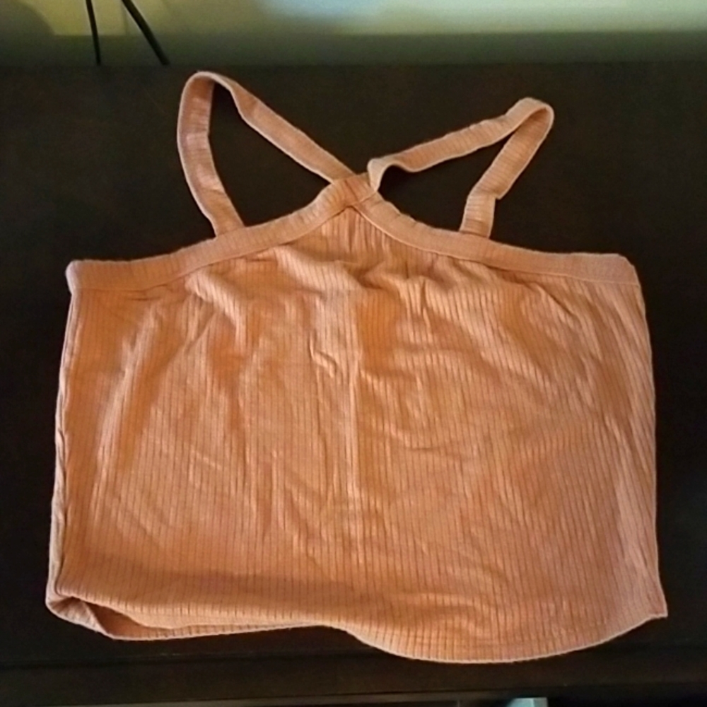 Pink crop top